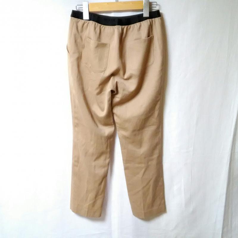 エニィスィス any SiS パンツ スラックス 1 無地 黒 / ブラック / X ベージュ / ベージュ /  レディース USED 古着 中古 10009710