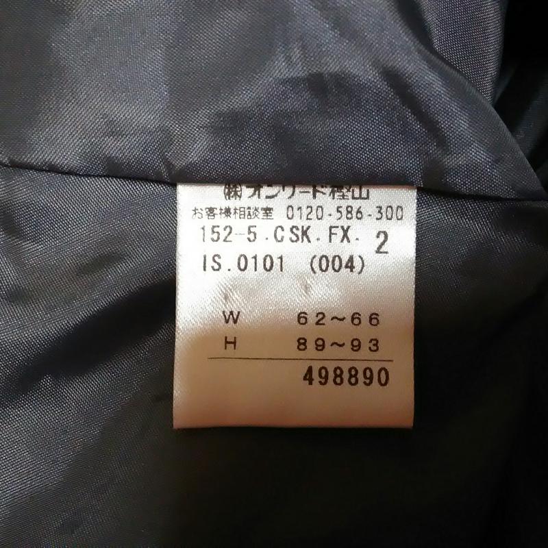 エニファム any Fam スカート ひざ丈スカート 2 無地 灰 / グレー /  レディース USED 古着 中古 10009714