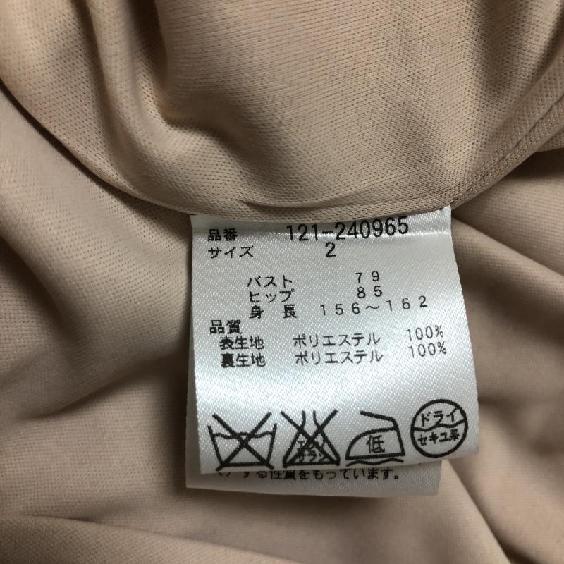 プロポーションボディドレッシング PROPORTION BODY DRESSING ワンピース ミニスカート 2 総柄 ベージュ / ベージュ / X 桃 / ピンク /  レディース USED 古着 中古 10009874
