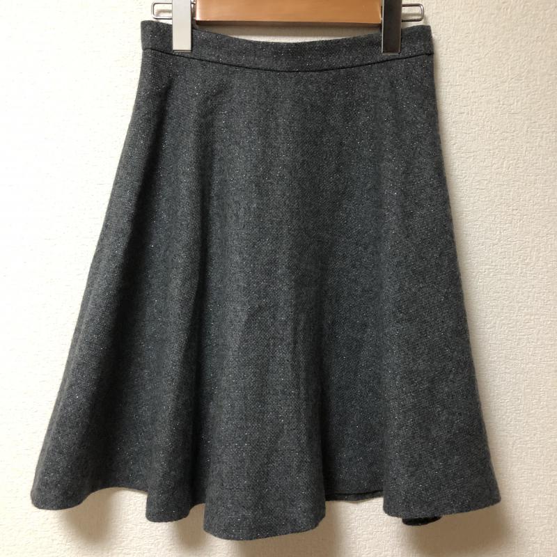 プロポーションボディドレッシング PROPORTION BODY DRESSING スカート ひざ丈スカート 2 無地 灰 / グレー / X 銀 / シルバー /  レディース USED 古着 中古 10009877
