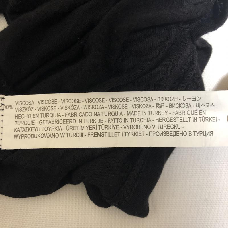 ザラコレクション ZARA COLLECTION Tシャツ 半袖 XS 無地 黒 / ブラック /  レディース USED 古着 中古 10010088