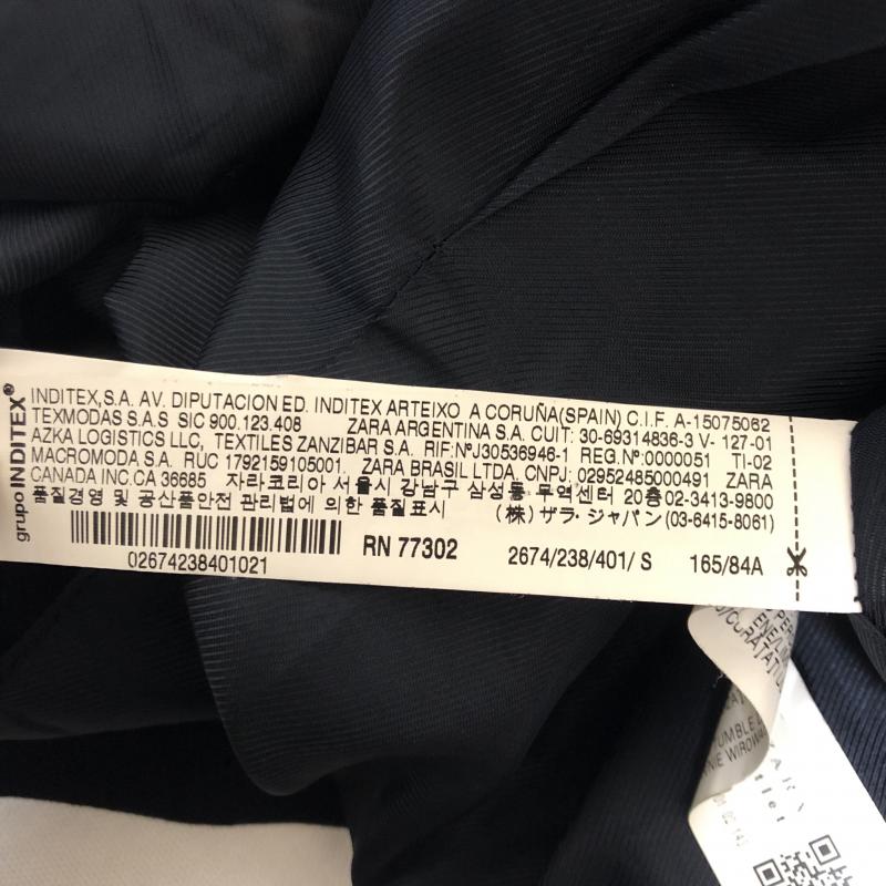 ザラベーシック ZARA BASIC ジャケット、上着 ジャケット、ブレザー S 無地 紺 / ネイビー /  レディース USED 古着 中古 10010107