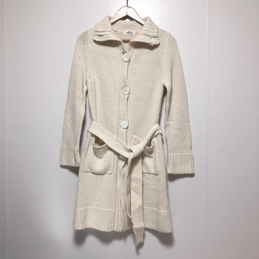 ビアッジョブルー Viaggio Blu カーディガン 長袖 ガウン 2 無地 白 / ホワイト /  レディース USED 古着 中古 10010121