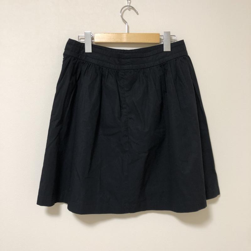 ムジルシリョウヒン 無印良品 スカート ひざ丈スカート M 無地 黒 / ブラック /  レディース USED 古着 中古 10010154