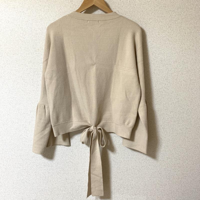 ドナマリー DONA MARIE ニット、セーター 長袖 38 無地 茶 / ブラウン /  レディース USED 古着 中古 10010256