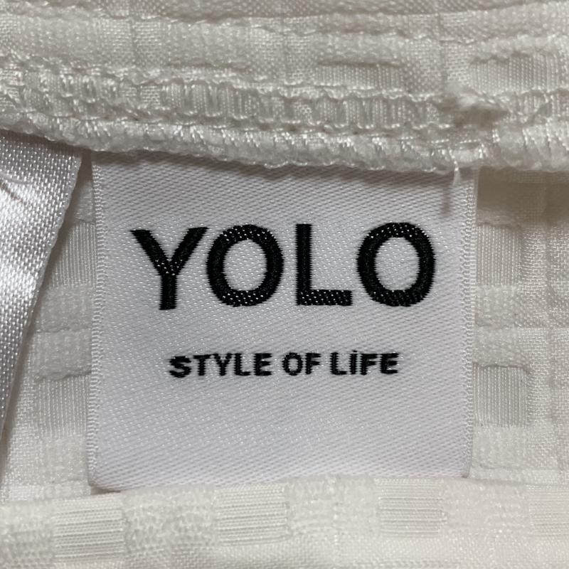 ヨーロ YOLO シャツ、ブラウス 半袖 36 チェック 白 / ホワイト /  レディース USED 古着 中古 10010260