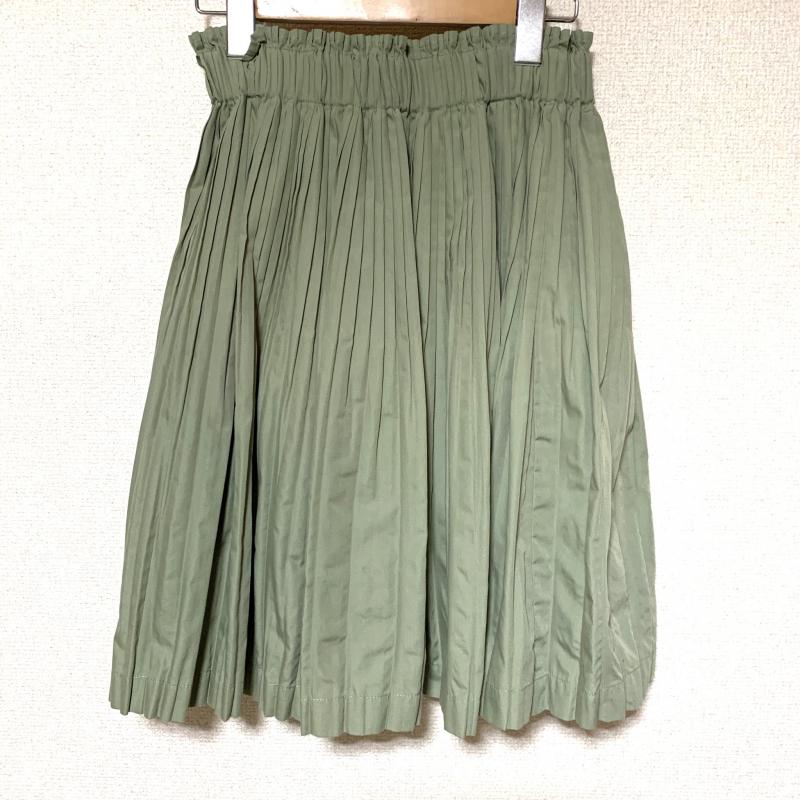 ヨーロ YOLO スカート ひざ丈スカート 38 無地 緑 / グリーン /  レディース USED 古着 中古 10010278