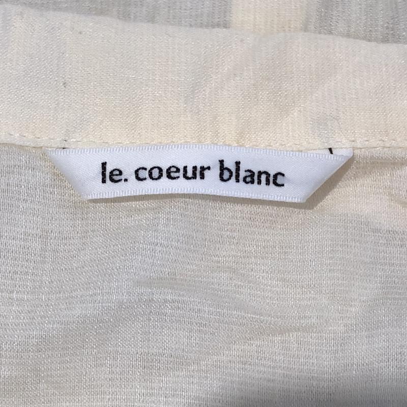 ルクールブラン le.coeur blanc シャツ、ブラウス 長袖 無地 黄 / イエロー /  レディース USED 古着 中古 10010281