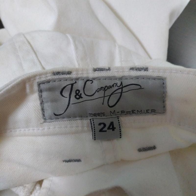 ジェイアンドカンパニー J&COMPANY ボトムス ボトムス 無地 白 / ホワイト / X 銀 / シルバー /  レディース USED 古着 中古 10010369