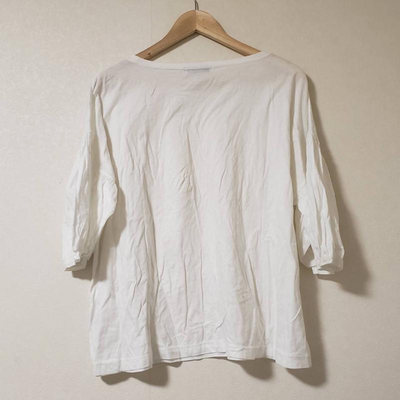チャオパニック CIAOPANIC カットソー 七分袖 FREE 無地 白 / ホワイト /  レディース USED 古着 中古 10010391