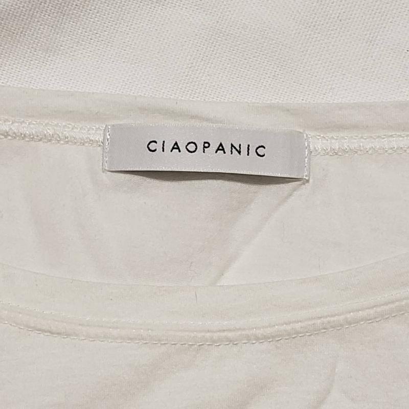 チャオパニック CIAOPANIC カットソー 七分袖 FREE 無地 白 / ホワイト /  レディース USED 古着 中古 10010391