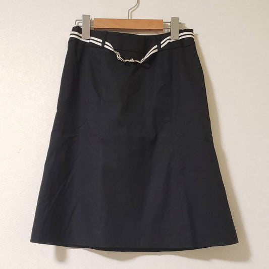 プロポーションボディドレッシング PROPORTION BODY DRESSING スカート ひざ丈スカート 2 無地 黒 / ブラック /  レディース USED 古着 中古 10010410