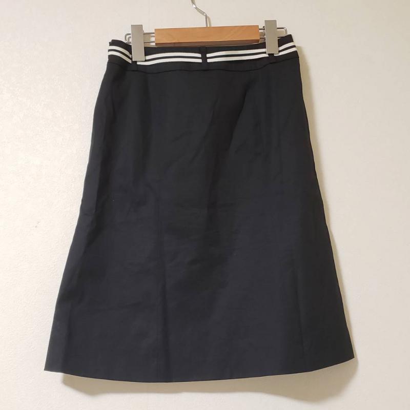 プロポーションボディドレッシング PROPORTION BODY DRESSING スカート ひざ丈スカート 2 無地 黒 / ブラック /  レディース USED 古着 中古 10010410