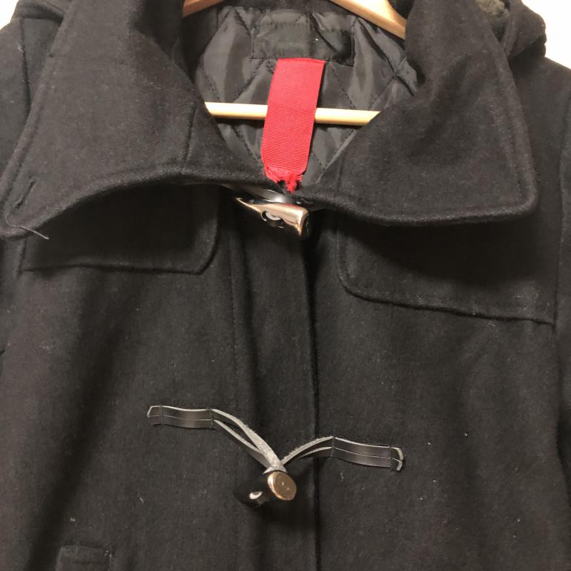 ジーナシス JEANASIS コート コート一般 L 無地 黒 / ブラック / X 銀 / シルバー /  レディース USED 古着 中古 10010498
