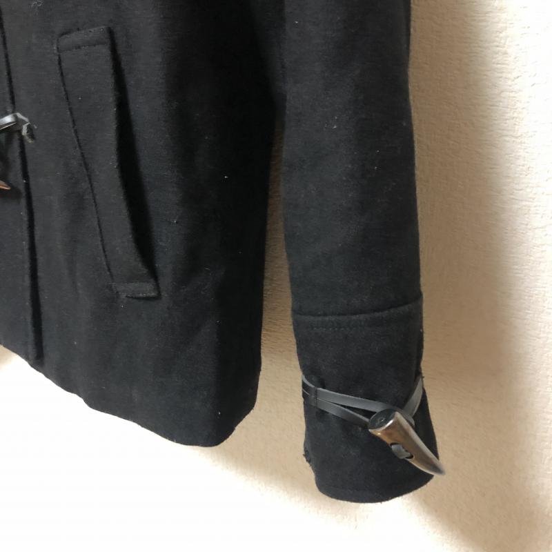 ジーナシス JEANASIS コート コート一般 L 無地 黒 / ブラック / X 銀 / シルバー /  レディース USED 古着 中古 10010498