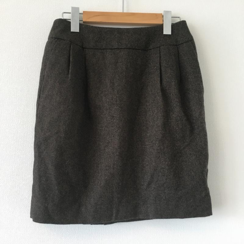 ムジルシリョウヒン 無印良品 スカート ミニスカート 無地 茶 / ブラウン /  レディース USED 古着 中古 10010664