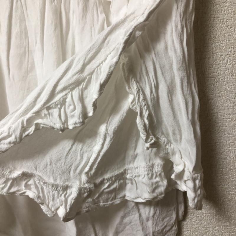 ベルシュカ Bershka カットソー 七分袖 XS 無地 白 / ホワイト /  レディース USED 古着 中古 10010748