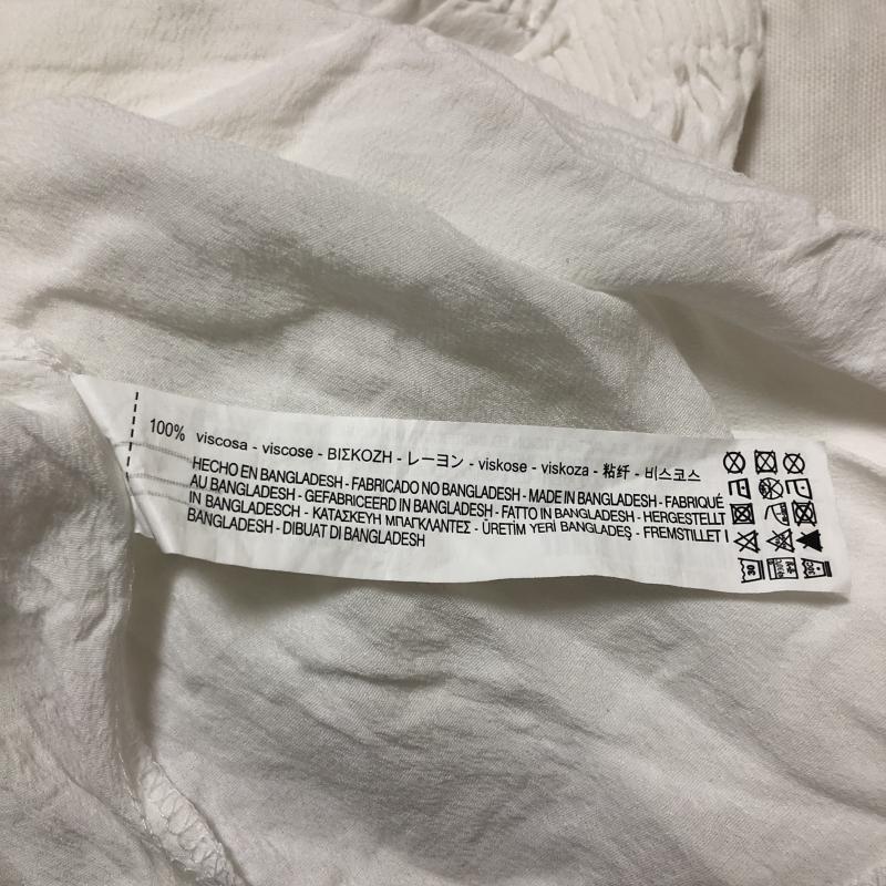 ベルシュカ Bershka カットソー 七分袖 XS 無地 白 / ホワイト /  レディース USED 古着 中古 10010748