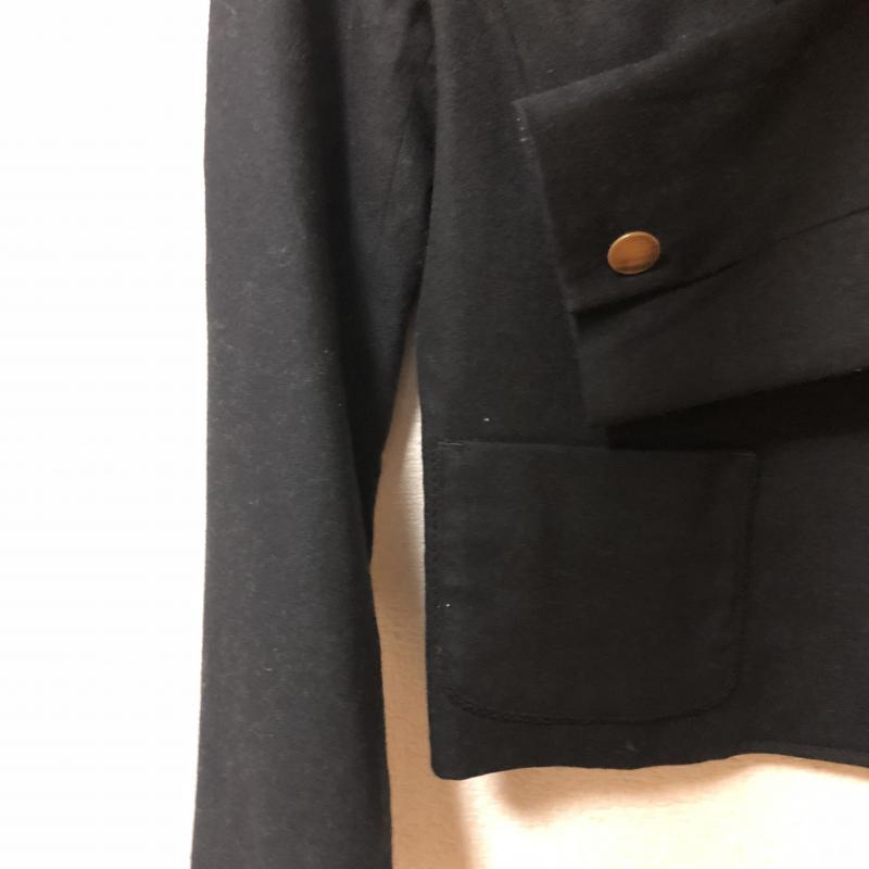 オーディアム ODIAM ジャケット、上着 ジャケット、ブレザー 無地 黒 / ブラック / X 金 / ゴールド /  レディース USED 古着 中古 10010762