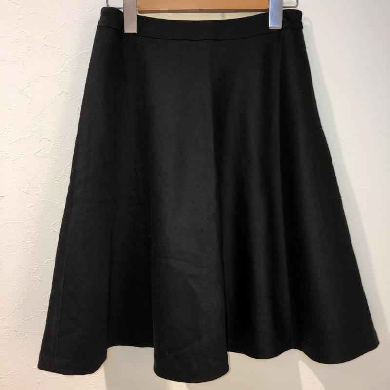 フレディ エミュ fredy emue スカート ひざ丈スカート 36 無地 黒 / ブラック /  レディース USED 古着 中古 10010820