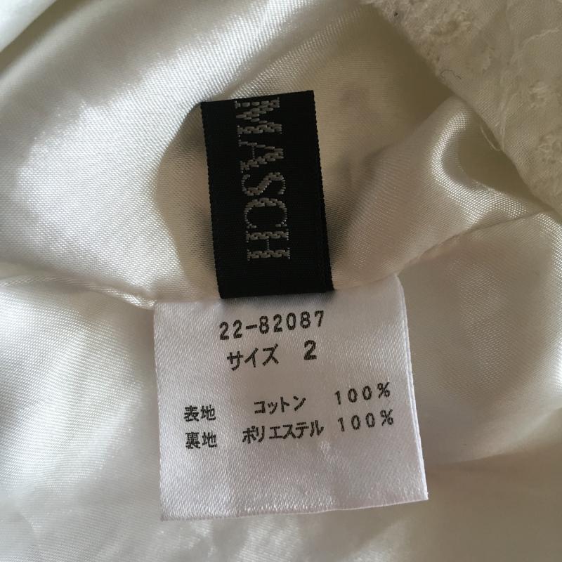 ミッシュマッシュ MISCH MASCH シャツ、ブラウス 半袖 2 刺繍 白 / ホワイト /  レディース USED 古着 中古 10010885