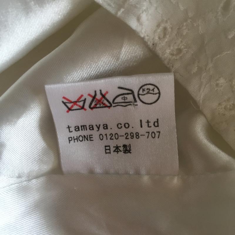 ミッシュマッシュ MISCH MASCH シャツ、ブラウス 半袖 2 刺繍 白 / ホワイト /  レディース USED 古着 中古 10010885
