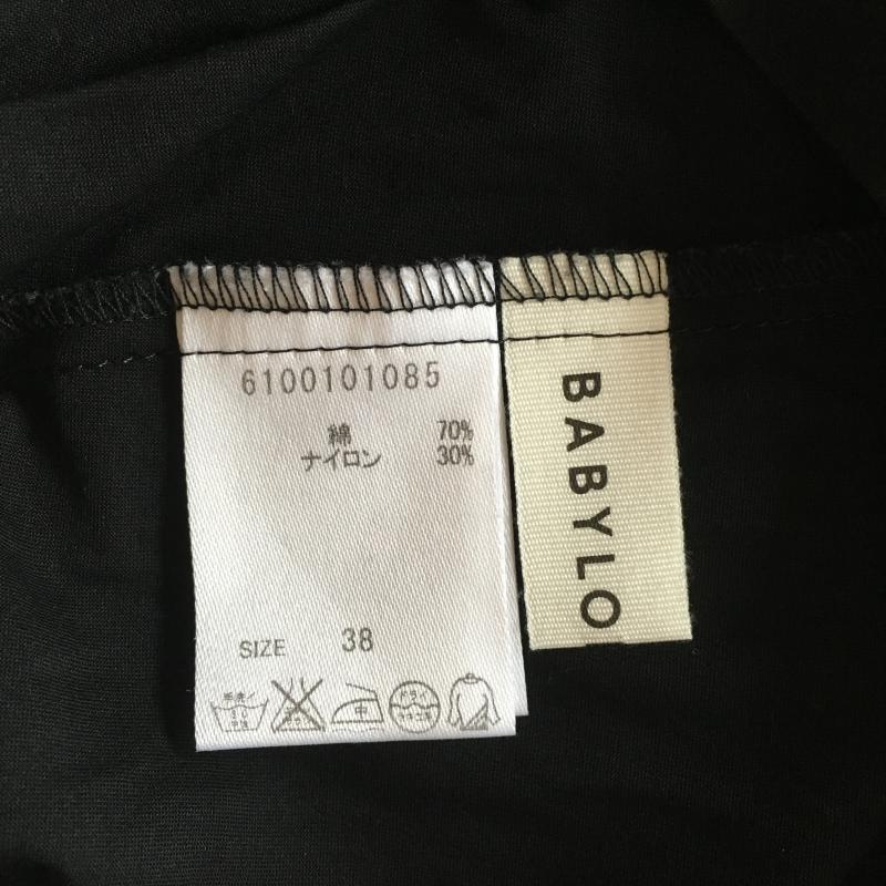 バビロン BABYLONE カットソー 長袖 38 無地 黒 / ブラック /  レディース USED 古着 中古 10010886