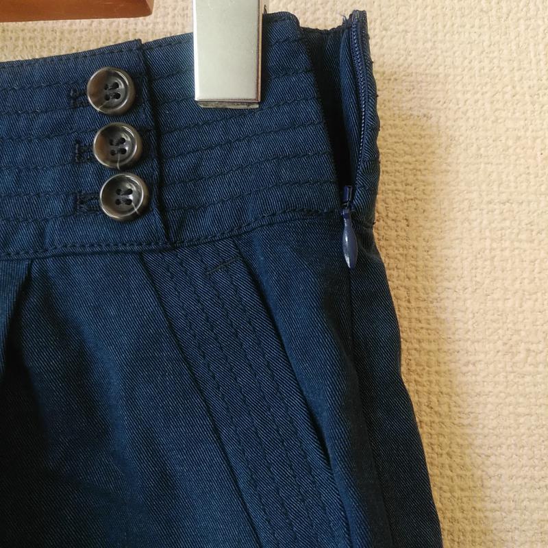トランテアンソンドゥモード 31 Sons de mode パンツ キュロット M 無地 紺 / ネイビー /  レディース USED 古着 中古 10011022