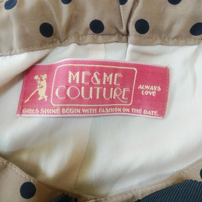 ミーアンドミークチュール me&me couture パンツ キュロット FREE ドット 黒 / ブラック / X 茶 / ブラウン /  レディース USED 古着 中古 10011028