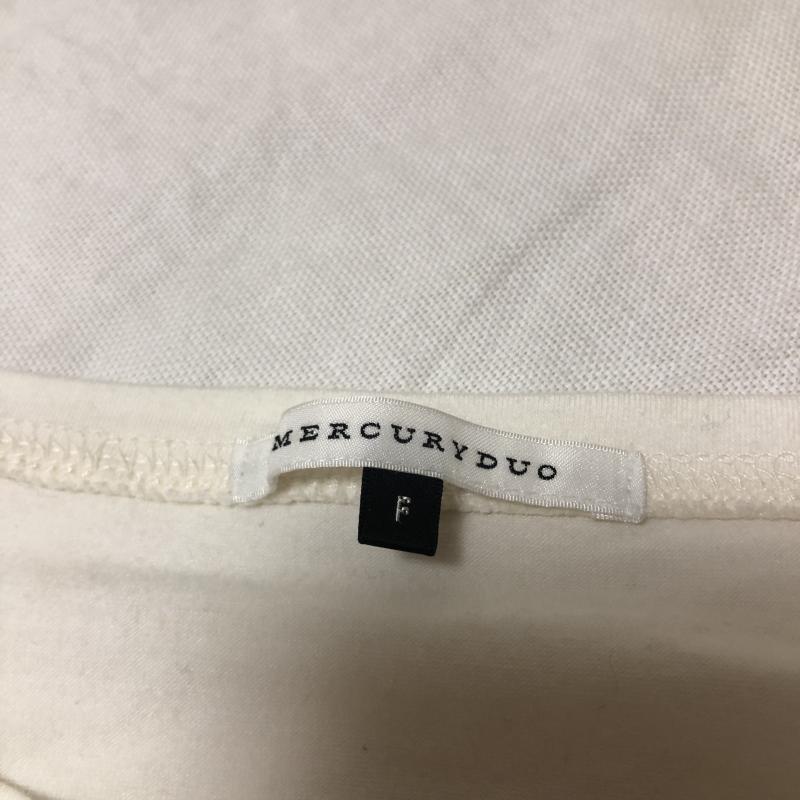 マーキュリーデュオ MERCURYDUO カットソー 半袖 FREE 無地 白 / ホワイト /  レディース USED 古着 中古 10011079