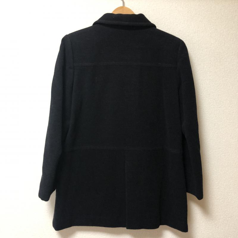 エスアンドエイチ コレクション S&H COLLECTION コート コート一般 40 無地 黒 / ブラック /  レディース USED 古着 中古 10011088