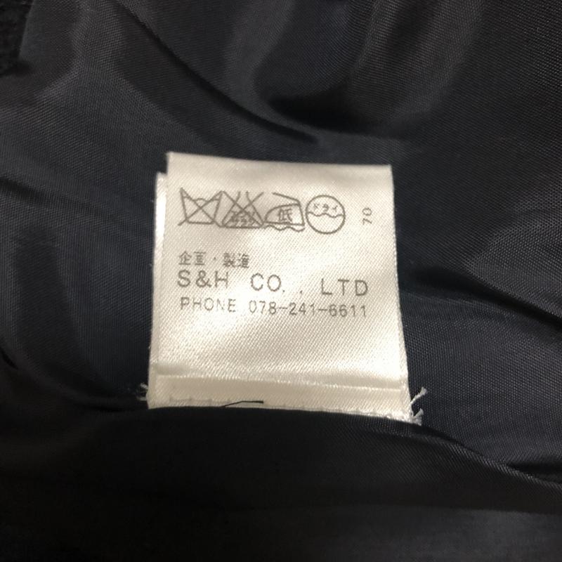 エスアンドエイチ コレクション S&H COLLECTION コート コート一般 40 無地 黒 / ブラック /  レディース USED 古着 中古 10011088
