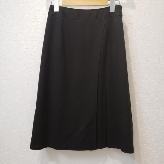 ロートレ・アモン LAUTREAMONT スカート ひざ丈スカート 1 無地 黒 / ブラック /  レディース USED 古着 中古 10011151