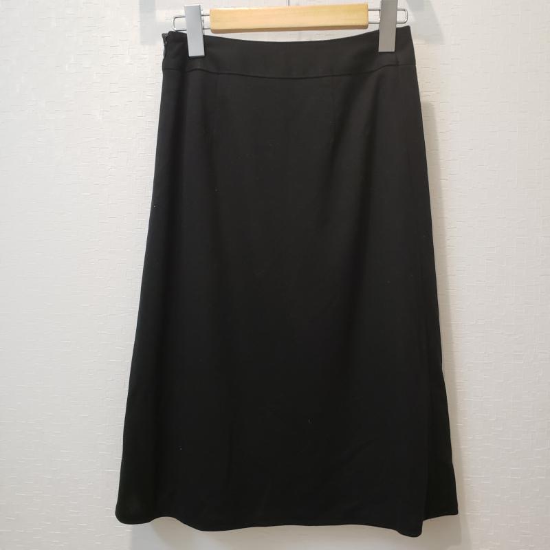 ロートレ・アモン LAUTREAMONT スカート ひざ丈スカート 1 無地 黒 / ブラック /  レディース USED 古着 中古 10011151
