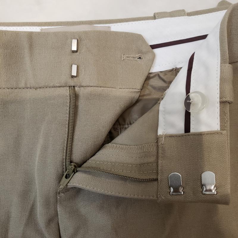 バナナリパブリック BANANA REPUBLIC パンツ スラックス 7分丈 0 無地 ベージュ / ベージュ /  レディース USED 古着 中古 10011154