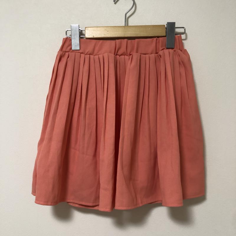 リエンダ rienda スカート ミニスカート S 無地 橙 / オレンジ /  レディース USED 古着 中古 10011169