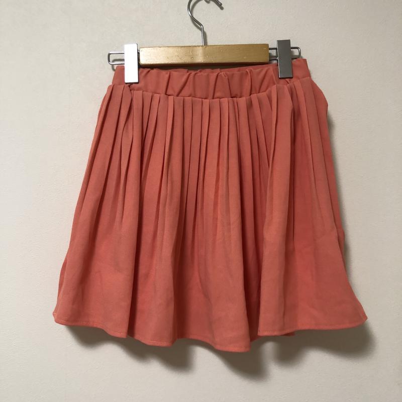 リエンダ rienda スカート ミニスカート S 無地 橙 / オレンジ /  レディース USED 古着 中古 10011169