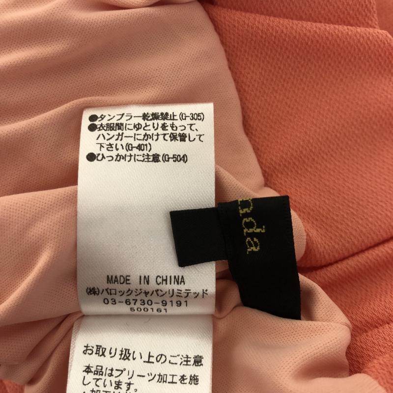 リエンダ rienda スカート ミニスカート S 無地 橙 / オレンジ /  レディース USED 古着 中古 10011169