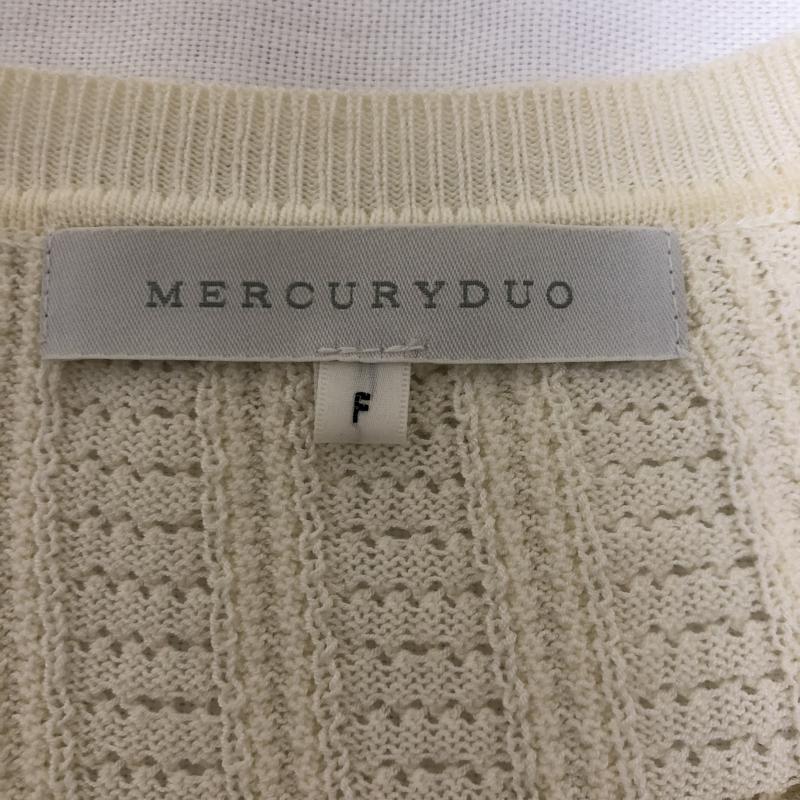 マーキュリーデュオ MERCURYDUO カットソー 七分袖 FREE 無地 白 / ホワイト /  レディース USED 古着 中古 10011196