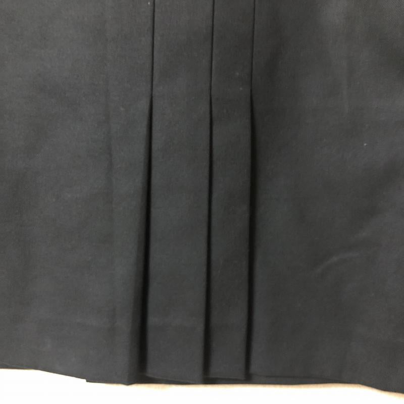インディヴィ INDIVI スカート ミニスカート 36 無地 黒 / ブラック /  レディース USED 古着 中古 10011246