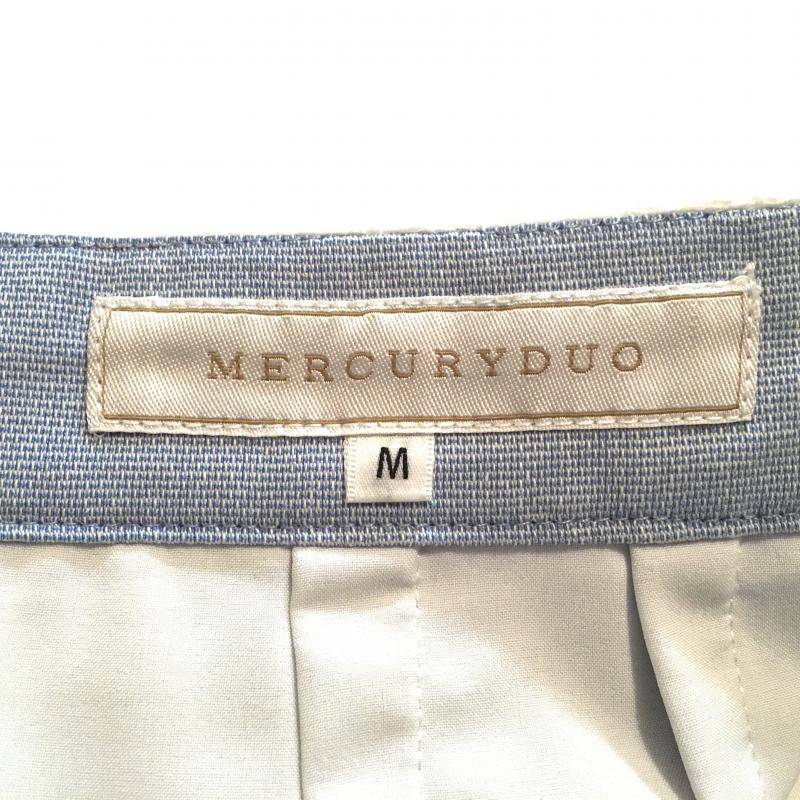 マーキュリーデュオ MERCURYDUO スカート ひざ丈スカート M 無地 X 花柄 白 / ホワイト / X 青 / ブルー /  レディース USED 古着 中古 10011301