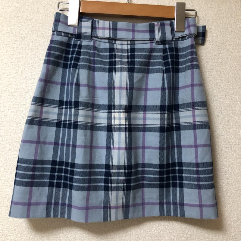 レディアゼル REDYAZEL スカート ミニスカート S チェック 青 / ブルー / X 桃 / ピンク / X 紺 / ネイビー /  レディース USED 古着 中古 10011342