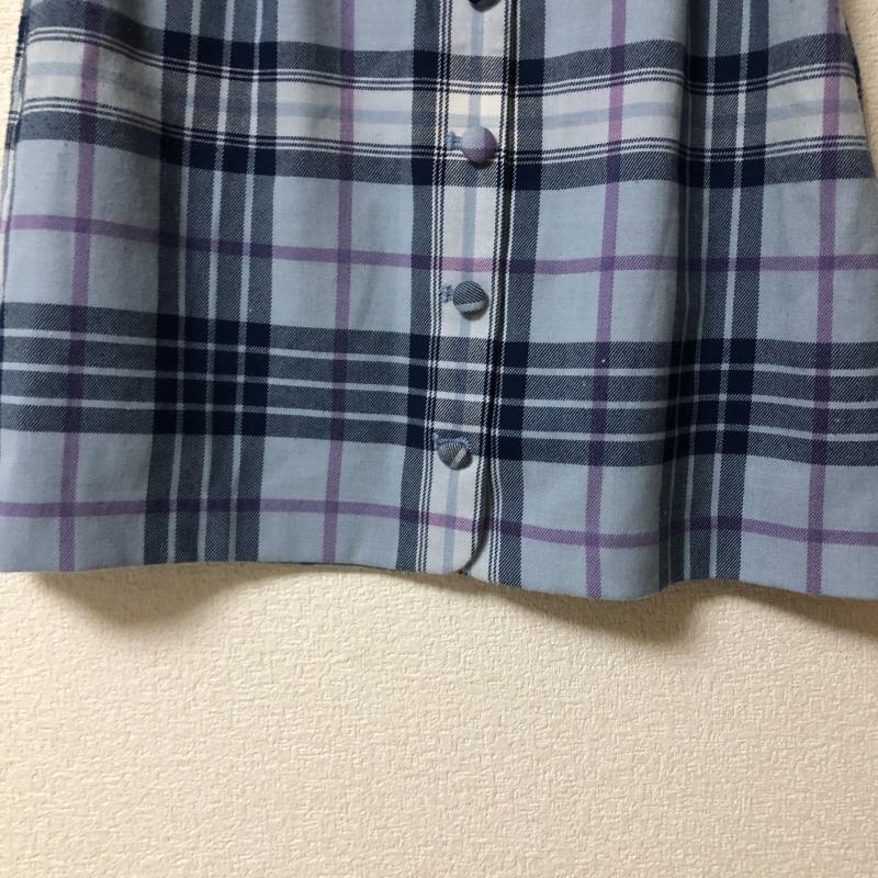 レディアゼル REDYAZEL スカート ミニスカート S チェック 青 / ブルー / X 桃 / ピンク / X 紺 / ネイビー /  レディース USED 古着 中古 10011342