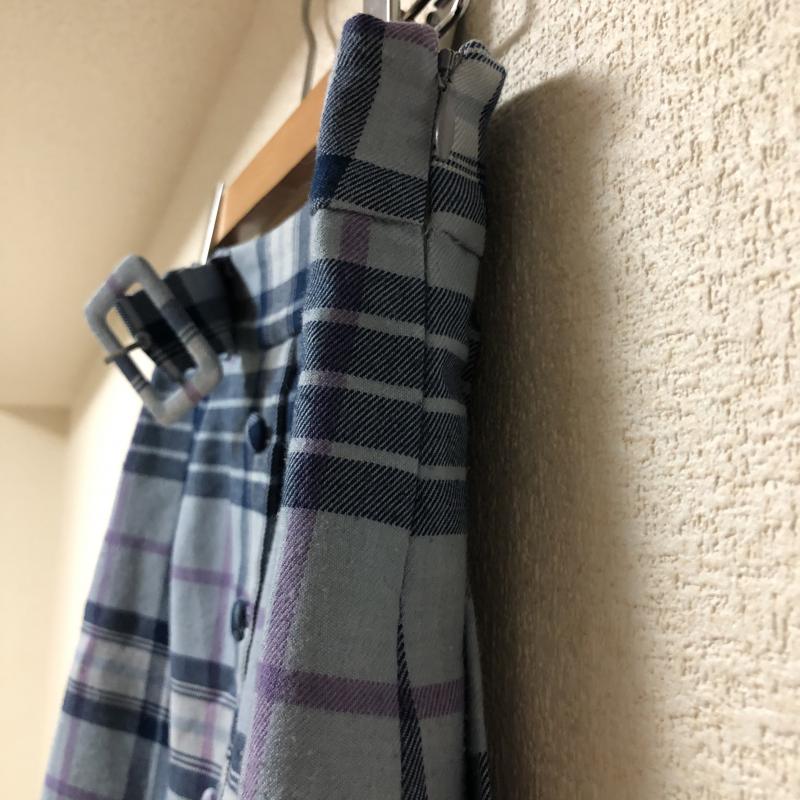 レディアゼル REDYAZEL スカート ミニスカート S チェック 青 / ブルー / X 桃 / ピンク / X 紺 / ネイビー /  レディース USED 古着 中古 10011342