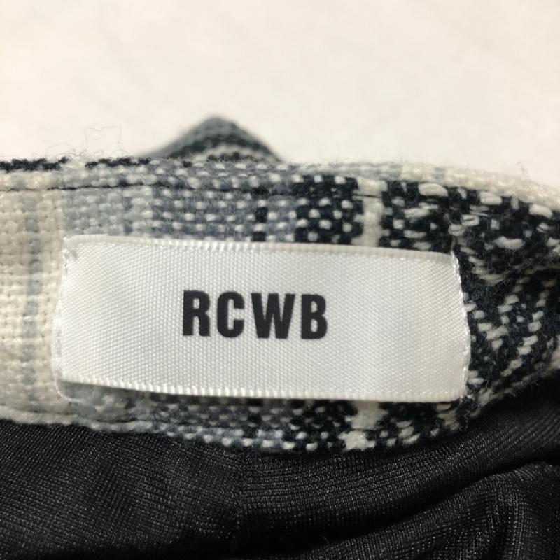 ロデオクラウンズワイドボウル RODEO CROWNS WIDE BOWL パンツ キュロット S 刺繍 X ボーダー柄 白 / ホワイト / X 黒 / ブラック / X 灰 / グレー /  レディース USED 古着 中古 10011350