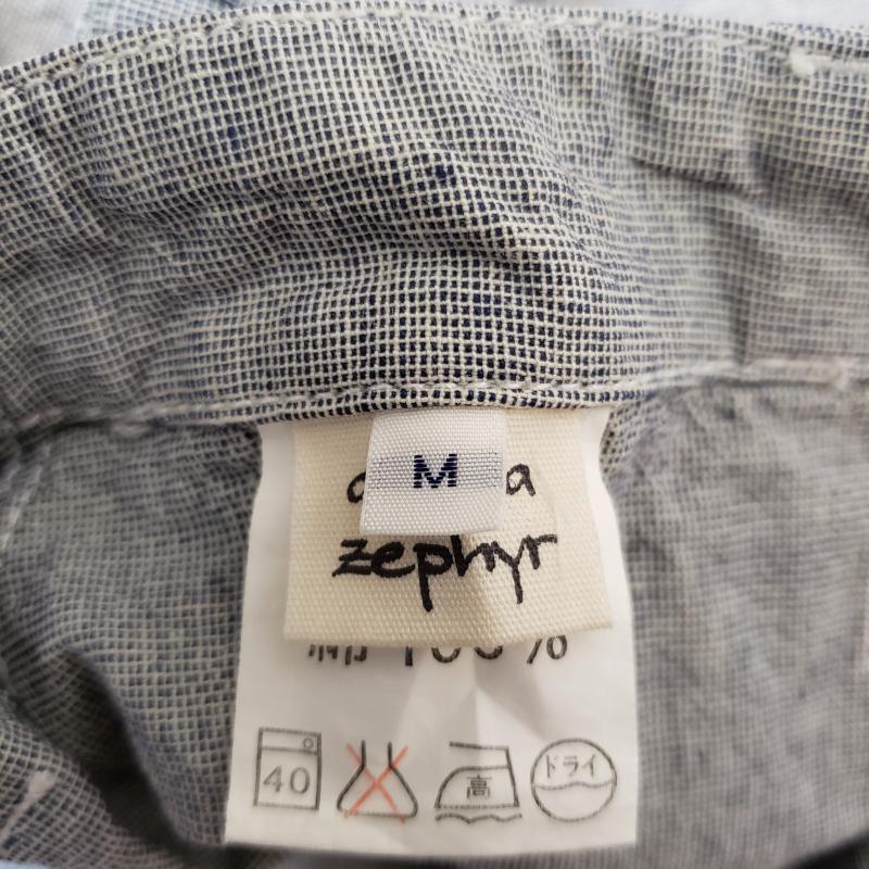 アネカゼファー aneka zephyr スカート ひざ丈スカート M 無地 灰 / グレー /  レディース USED 古着 中古 10011410