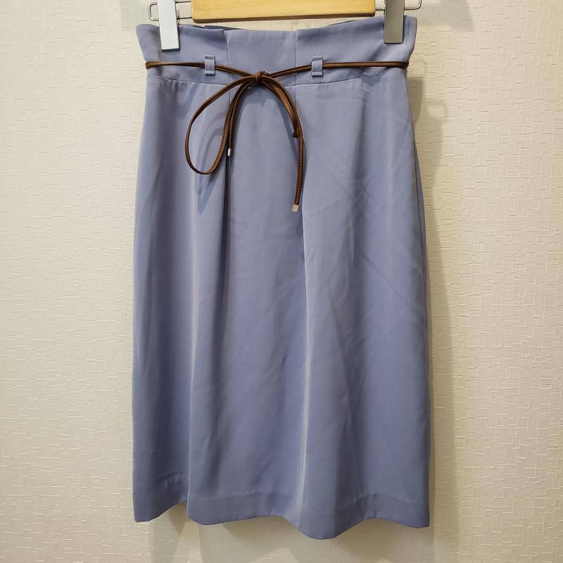 プロポーションボディドレッシング PROPORTION BODY DRESSING スカート ひざ丈スカート 1 無地 青 / ブルー /  レディース USED 古着 中古 10011414