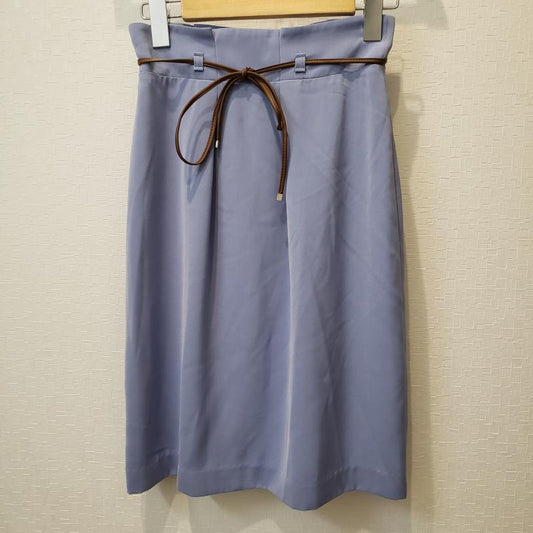 プロポーションボディドレッシング PROPORTION BODY DRESSING スカート ひざ丈スカート 1 無地 青 / ブルー /  レディース USED 古着 中古 10011414