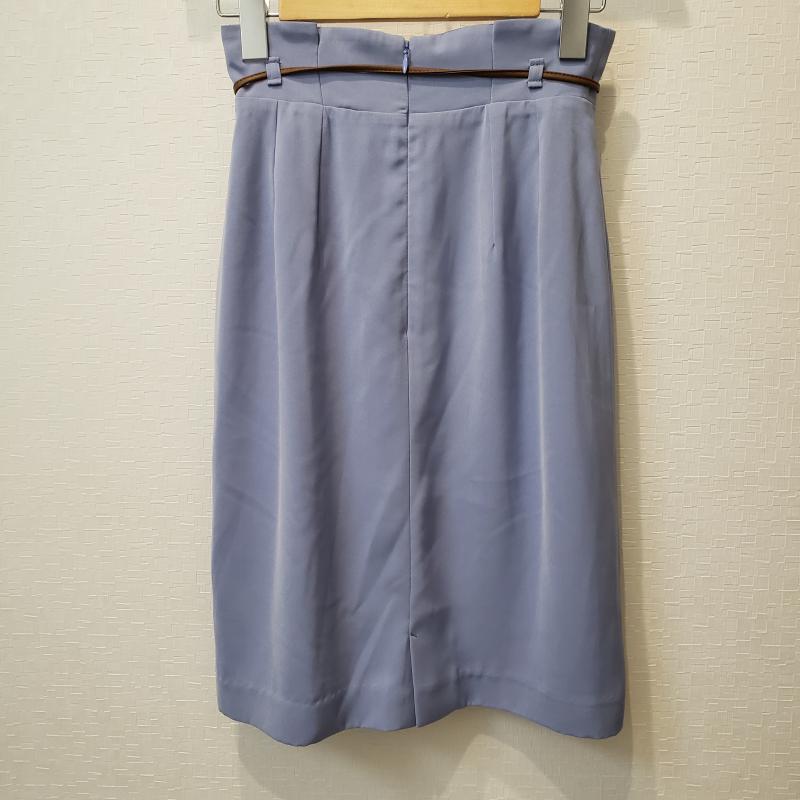 プロポーションボディドレッシング PROPORTION BODY DRESSING スカート ひざ丈スカート 1 無地 青 / ブルー /  レディース USED 古着 中古 10011414