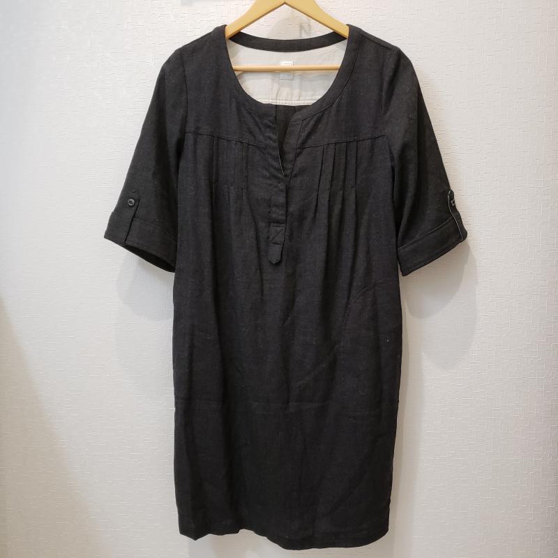 フレディ レピ fredy repit ワンピース ひざ丈スカート 38 無地 灰 / グレー /  レディース USED 古着 中古 10011432